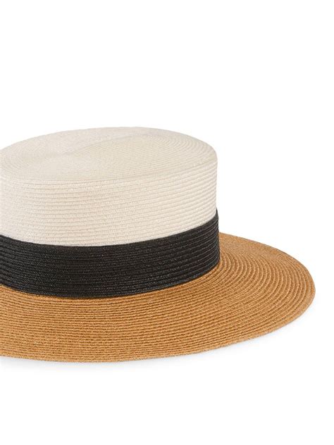 gucci straw hat sale|Gucci wide brim hat.